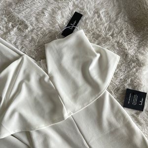 Power of Love White Strapless Jumpsuit / Lulus / White / S